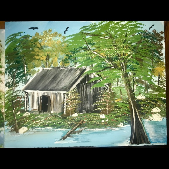 Nice amateur painting signed no frame - Picture 3 of 4